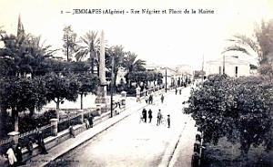 Jemmapes - Rue Negrier et Place de la Mairie